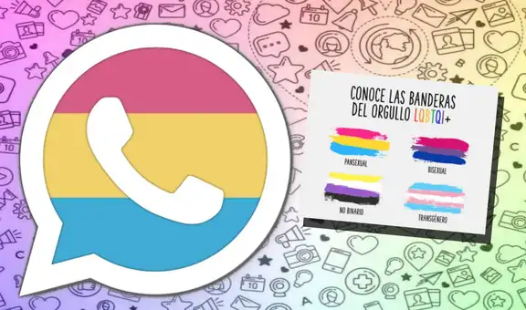WhatsApp: 5 logos para celebrar el Mes del Orgullo con los colores de las banderas de la diversidad