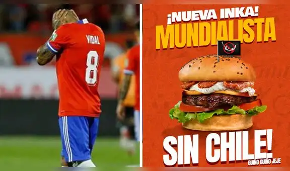“Hamburguesa mundialista sin chile”: restaurantes trolean a Chile por quedar fuera de Qatar