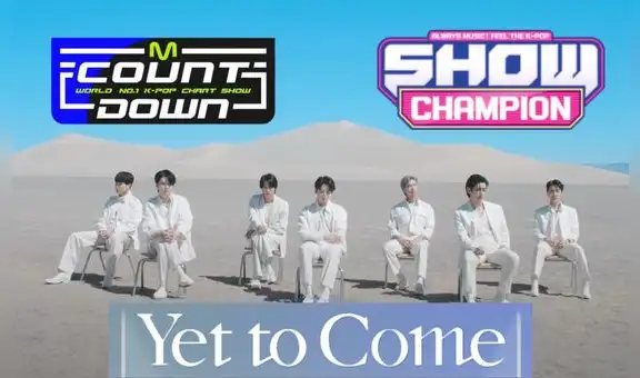 BTS, “Yet to come”: pasos para votar en el programa de “M Countdown” y “Show Champion”