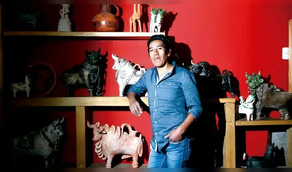 El artista puneño que exhibió su arte a los jeques en Dubai