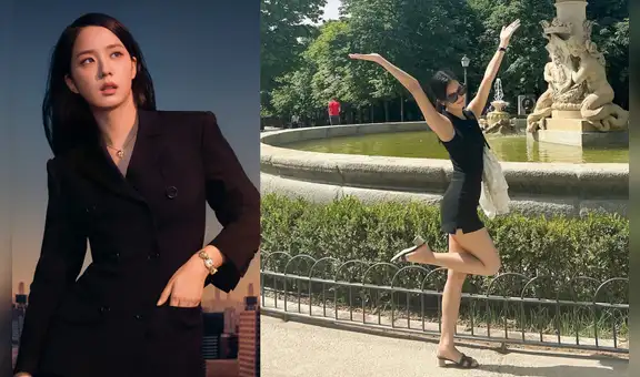 BLACKPINK: Jisoo es captada por las calles de España