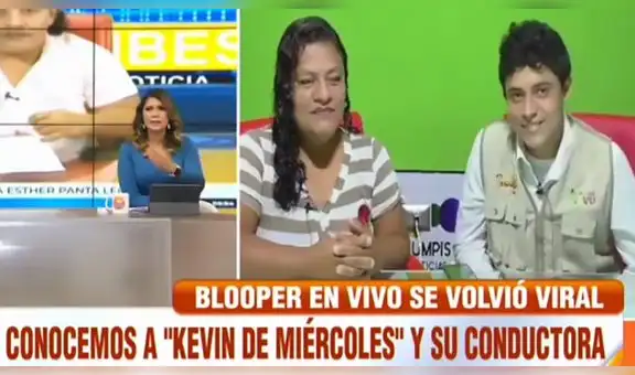 “Kevin de miércoles”: camarógrafo aparece en televisión nacional y cuenta por qué cometió error