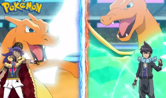 “Pokémon (2019)”, capítulo 115: Alan vs. Dande ¡Pelea de charizards!