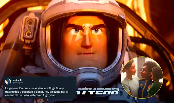 “Lightyear”: escena del beso entre mujeres es defendido en redes sociales