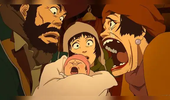 “Tokyo godfathers”, la emotiva cinta sobre una mujer transgénero que rescata a una bebé