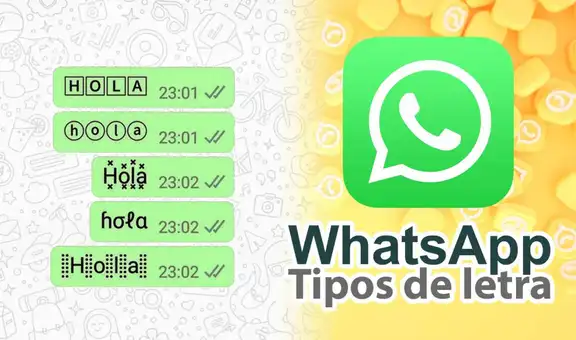 WhatsApp: este es el truco para escribir con distintos tipos de letra en cualquier chat