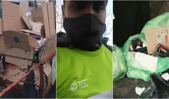 ¿Quién es Alejandro Sabater, el joven que recicla basura para pagar sus estudios universitarios?