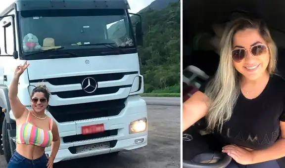 Juli Figueiró, la exitosa conductora de transporte pesado que arrasa en Onlyfans
