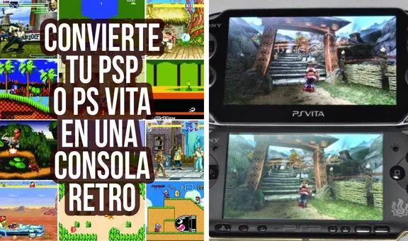 ¿Cómo convertir una PSP o PS Vita vieja en una consola retro portátil?