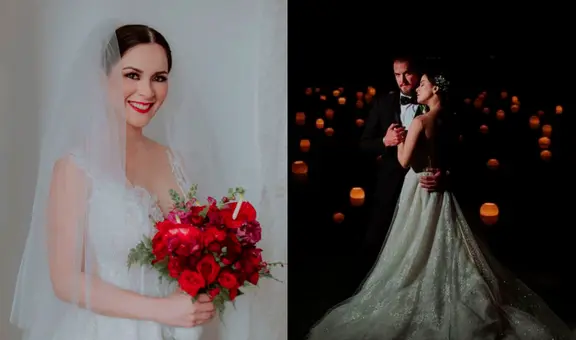 Karina Jordan emocionada por sentidos mensajes tras casarse con Diego Seyfarth