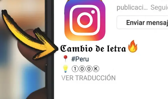 Instagram: ¿cómo puedo cambiar fácilmente las letras en la descripción de mi perfil?