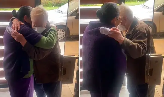 Anciana se despide de su amiga tras 40 años de amistad porque se mudará al extranjero