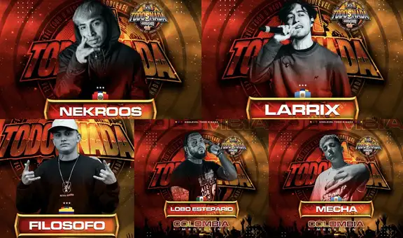 God Level 1vs1: freestylers que participarán junto a Nekroos en la competencia