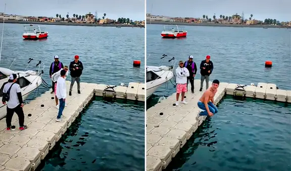 Freestyler se lanza al mar del Callao para ganar una batalla