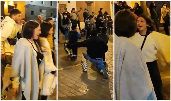 Turistas impresionan bailando caporales durante su visita a Cusco