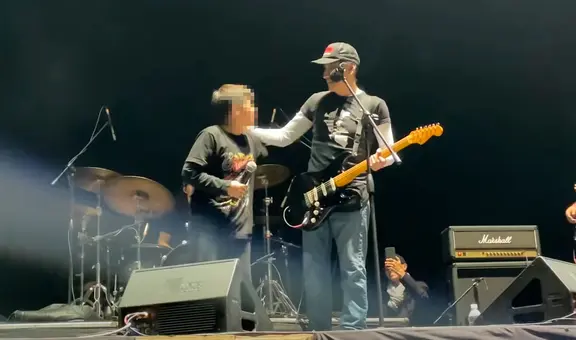 Niño fan de Leusemia sube al escenario y canta “Al colegio no voy más” con Daniel F