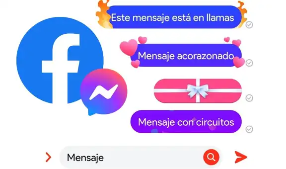 ¿Cómo enviar textos con efectos en Messenger para sorprender a tus amigos?