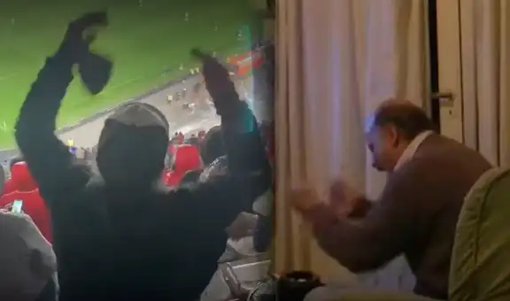Tano Pasman estalló tras gol anulado de Suárez y su hija trata de calmarlo: “Papá te va a dar algo”