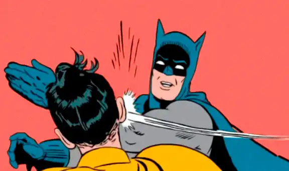 ¿Cuál es el origen del meme de Batman dándole una cachetada a Robin que se hizo viral?