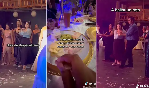 Pareja asiste a boda equivocada, pero se queda a disfrutar de la comida y la fiesta