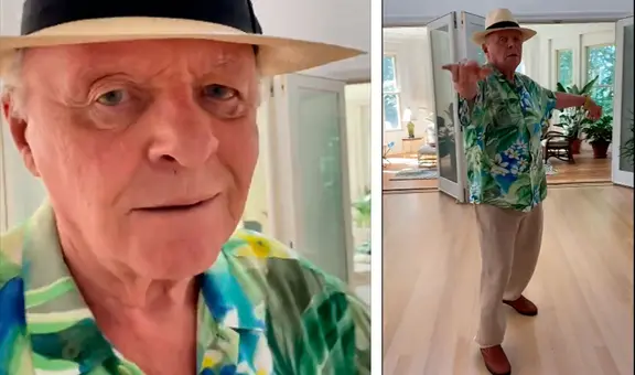 Anthony Hopkins se luce bailando la cumbia “La pollera colorá”