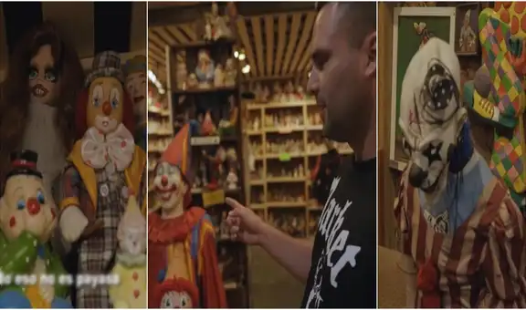 Youtuber peruano visita un hotel de payasos ‘embrujado’ y registra actividad paranormal