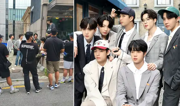 BTS se reúne: integrantes filman videos cerca a antiguo edificio de BIGHIT