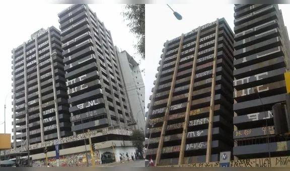 ¿Has visto el edificio abandonado de la Av. Tacna con Emancipación? Conoce su dramática historia