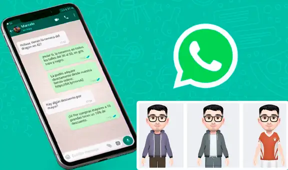 WhatsApp: se filtran fotos de cómo serán los avatares que pronto podrás crear en la aplicación