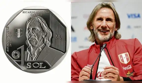 Hinchas difunden moneda de 1 sol con rostro de Ricardo Gareca y piden que se haga realidad