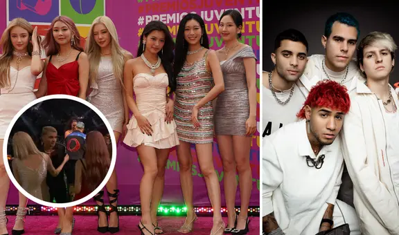 MOMOLAND y el abrazo con CNCO que se volvió viral en los Premios Juventud 2022