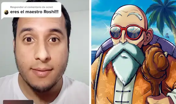 Peruano se vuelve famoso en TikTok por imitar al maestro Roshi