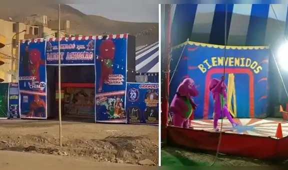 ¿Sabías que existe el circo del “Barny achorao”? Te contamos los precios y dónde queda