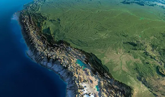 Geólogos descubren que la corteza terrestre se está hundiendo debajo de los Andes
