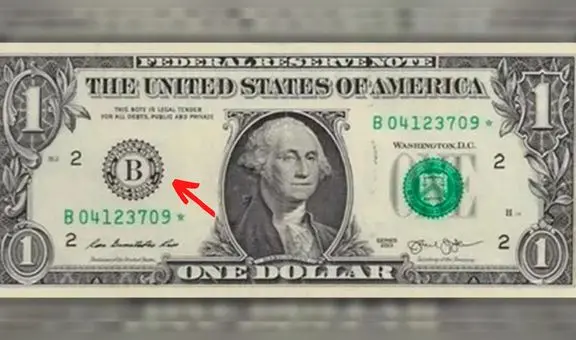 ¿Cómo es el billete de un dólar que puede valer US$ 150.000 para los coleccionistas?