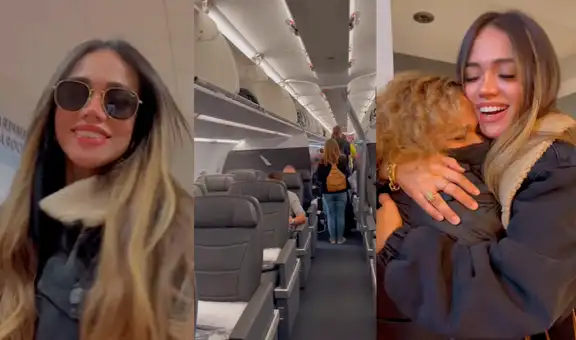 Mayra Goñi regresó a Perú por Fiestas Patrias tras vivir 9 meses en Estados Unidos