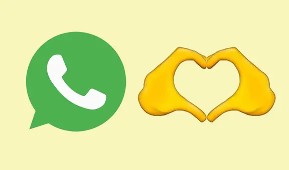 WhatsApp: ¿qué significa el emoji de las manos que forman un corazón?