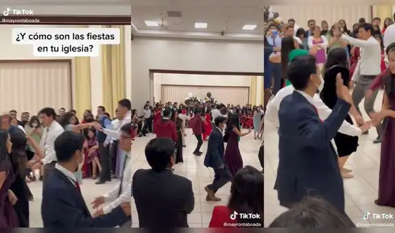 Jóvenes arman una fiesta en la iglesia con la canción “El baile del gavilán”