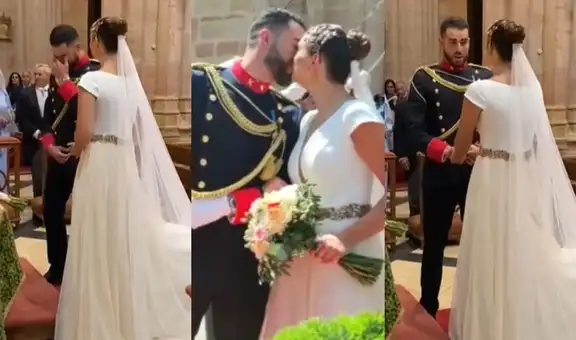 Novia sorprende a su futuro esposo cantando “Aleluya” en el altar y él rompe en llanto