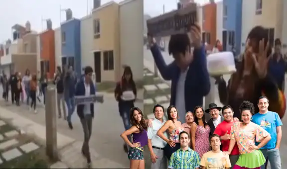 Invita a su familia a inaugurar su casa propia y ellos llegan bailando como los Gonzales de “AFHS”
