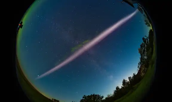 ¿Qué es Steve, el extraño fenómeno que partió el cielo en 2?