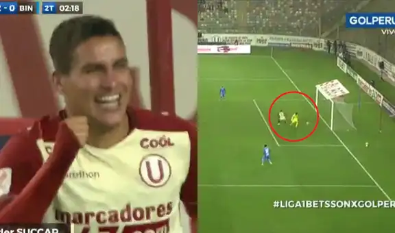 ¡Blooper monumental! Succar aprovechó el error de Binacional y marcó el 2-0 de Universitario