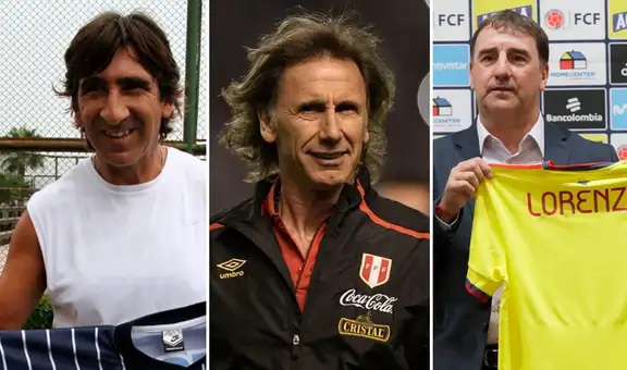 Como Costas y Lorenzo: los entrenadores que pasaron por la Liga 1 y dirigieron selecciones