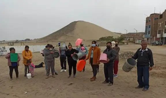 La Libertad: moradores de Alto Trujillo exigen agua y alcantarillado