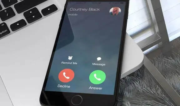 ¿Qué hacer si no puedo ver y contestar una llamada entrante?