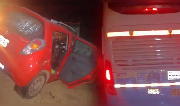 Puno: un muerto y un herido tras choque de auto y bus en Juliaca 