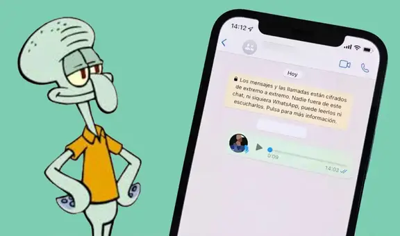 ¿Quieres enviar audios de WhatsApp con la voz de Calamardo? Así podrás lograrlo y sin apps