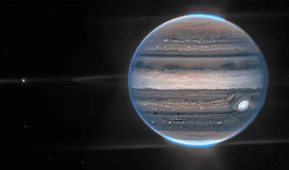 El James Web desvela los secretos de Júpiter: anillos, auroras y pequeñas lunas