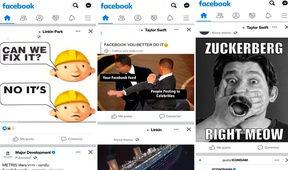 Facebook explica por qué su algoritmo se volvió loco y mostró spam, memes y otros mensajes raros