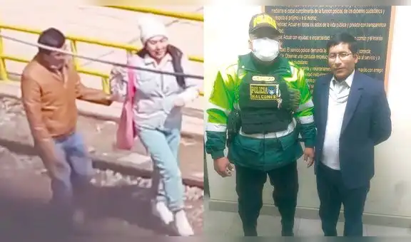 Puno: detienen a candidato ebrio y graban a otro forcejeando con mujer en vía pública